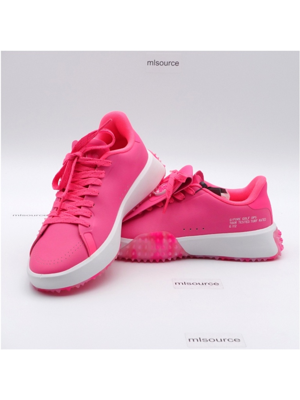 NEW Size 8.5 Women's G/FORE G.112 Camo Sole Kiltie Golf Shoes GLF000041-KOP Pink - Picture 4 of 8